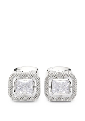 Tateossian crystal-embellished cufflinks - Silver