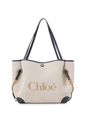 Chloé Clover double-carry tote bag - Neutrals