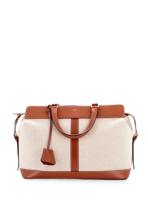 Celine Pre-Owned Cabas de France Canvas with Leather Medium tote bag - Brown