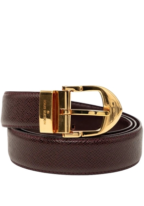 Louis Vuitton Pre-Owned 2001 Taiga Ceinture Classique belt - Red