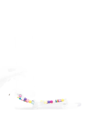Ancient Greek Sandals Esther bead-embellished sandals - White