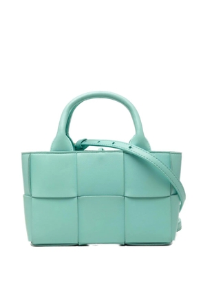 Bottega Veneta Pre-Owned 2012-2026 Candy Nappa Maxi Intrecciato Arco Tote satchel - Blue