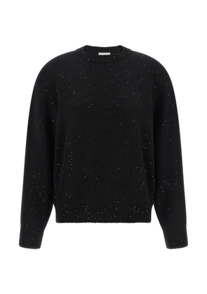 Brunello Cucinelli sequin-appliqué sweater - Black