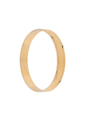 Monet Pre-Owned 1970s Monet textured bangle - Gold