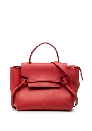 Celine Pre-Owned 2016 Micro Grained Calfskin Belt Bag satchel - Red