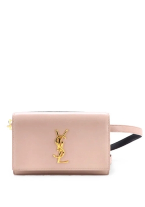 Saint Laurent Pre-Owned Classic Monogram Kate Leather Mini belt bag - Neutrals