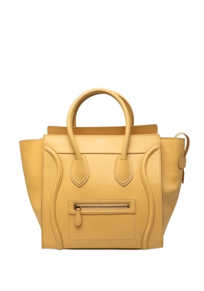 Celine Pre-Owned 2013 Mini Drummed Calfskin Luggage tote bag - Yellow