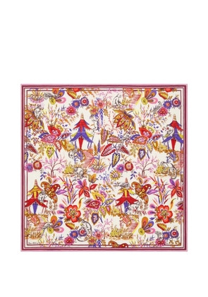 Inoui Editions floral-print square scarf - Neutrals