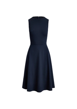 Lauren Ralph Lauren sleeveless princess-seam midi dress - Blue