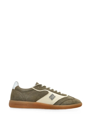 DSQUARED2 logo-plaque panelled sneakers - Green