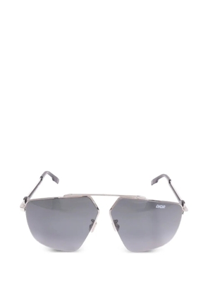 Christian Dior Pre-Owned geometric-frame sunglasses - Silver