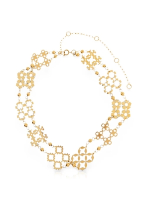 Tory Burch cut-out pendant choker necklace - Gold