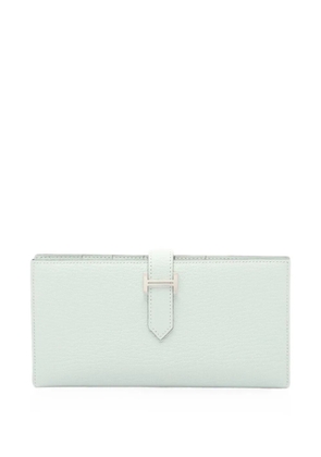 Hermès Pre-Owned 2024 Bearn Souffle bi-fold long wallet - Green
