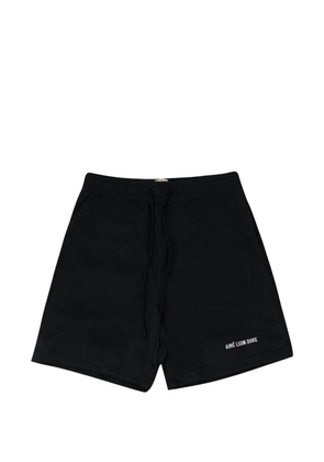 Aimé Leon Dore logo-print swim shorts - Black