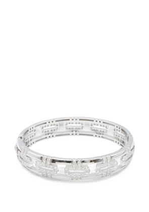 Bvlgari Pre-Owned 2010s Parentesi diamond bracelet - Silver
