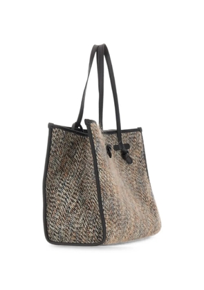 MARCELLA CLUB Marcella bouclé-effect tote bag - Neutrals