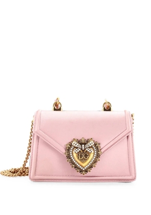 Dolce & Gabbana Pre-Owned Devotion Top Handle Bag Satin Mini crossbody bag - Pink