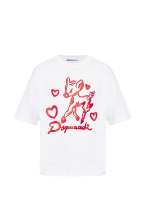 DSQUARED2 graphic-print T-shirt - White
