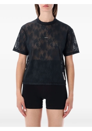 Satisfy SpaceLace™ logo-detail T-shirt - Black