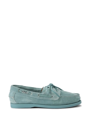 Kurt Geiger London bow boat shoes - Blue