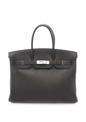 Hermès Pre-Owned 2002 35 Birkin Togo leather handbag - Black