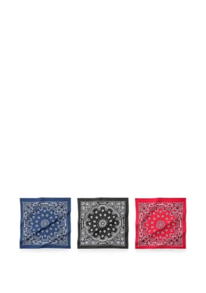 Supreme Hav-A-Hank bandanas (set of three) - Blue