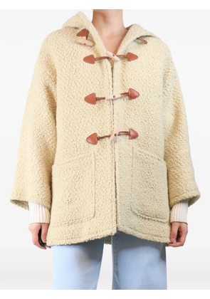 Celine Pre-Owned hooded duffle coat - Neutrals