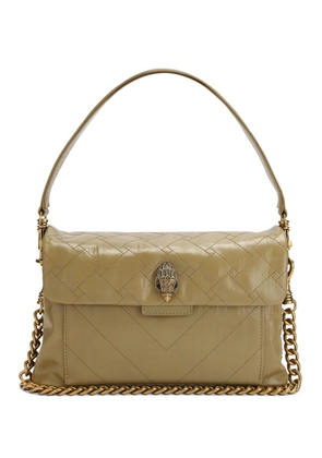 Kurt Geiger London Celia quilted chain leather shoulder bag - Green