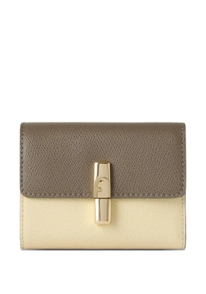 Furla small Compact leather wallet - Brown