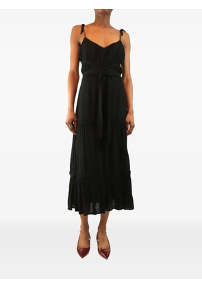 PAIGE tiered maxi dress - Black