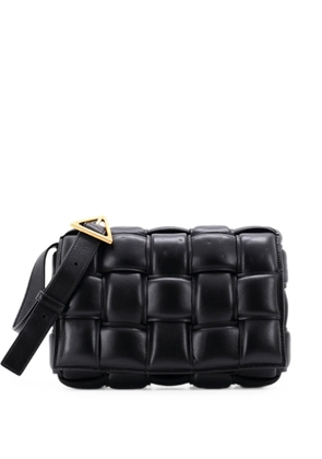 Bottega Veneta Pre-Owned Cassette Padded Maxi Intrecciato Leather crossbody bag - Black