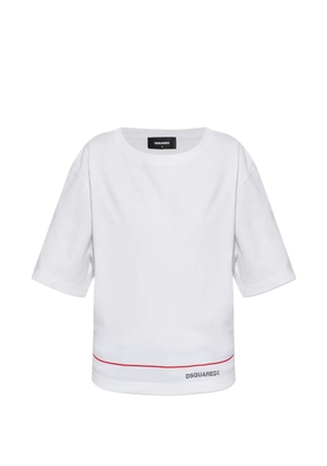 DSQUARED2 logo-print short-sleeve T-shirt - White