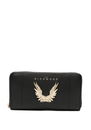 John Richmond zip-around wallet - Black