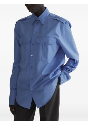 Mugler military shirt - Blue