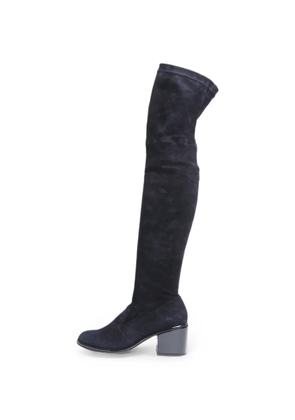 Robert Clergerie suede over-the-knee boots - Blue