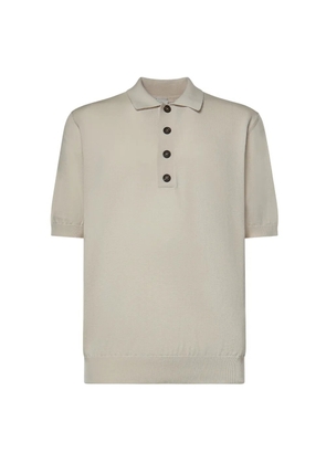 Eleventy short-sleeve polo shirt - Neutrals