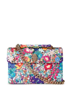 Kurt Geiger London Kensington floral-print shoulder bag - White