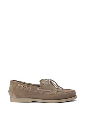 Kurt Geiger London suede boat shoes - Neutrals