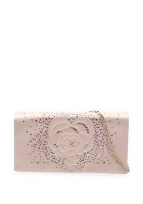 CHANEL Pre-Owned 2010-2011 Camellia Coco Mark shoulder bag - Pink