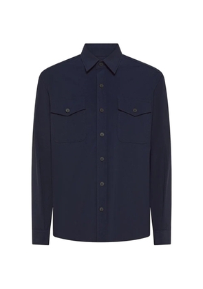 Cruna Osaka button-up shirt jacket - Blue