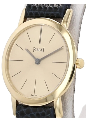 Piaget x Hermès 1970's logo-detail 24mm watch - Gold