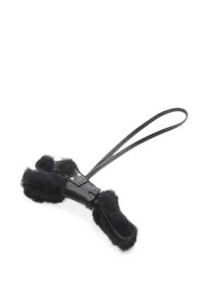 Hermès Pre-Owned 2022 Paddy shearling bag charm - Black