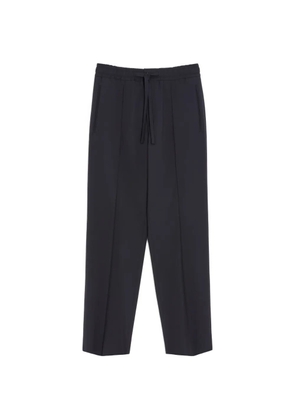 Valentino Garavani wool pants with VLogo embroidery - Blue