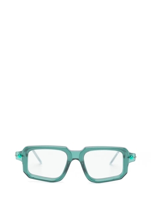 Kuboraum x Hamburger Bahnhof Maske P23 geometric-frame sunglasses - Green