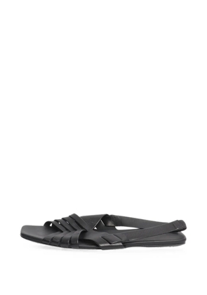 The Row Pre-Owned Meera leather slingback sandals - Black