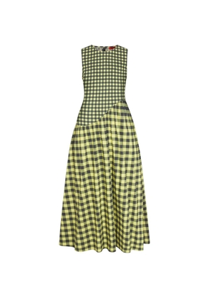 Simon Miller Laurel gingham maxi dress - Yellow