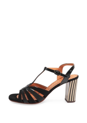 Chie Mihara T-bar leather sandals - Black