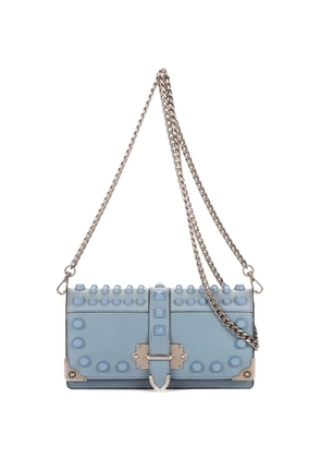 Prada Pre-Owned studded shoulder bag - Blue