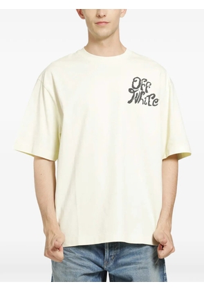 Off-White logo-print T-shirt - Green