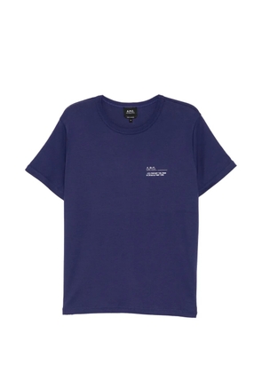 A.P.C. Niclas T-shirt - Blue